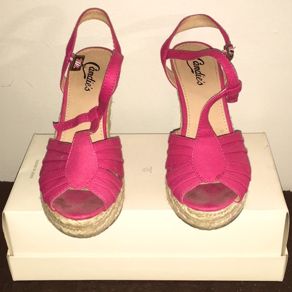 Candies Pink Wedges